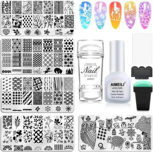 Nail art stamping - art,