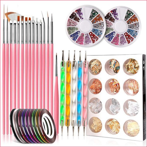 25pcs nail art brushes - brushes, set