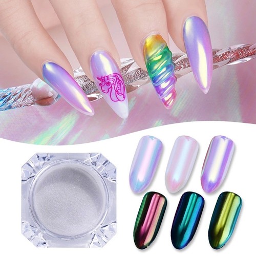 Nail powder aurora unicorn - nail,