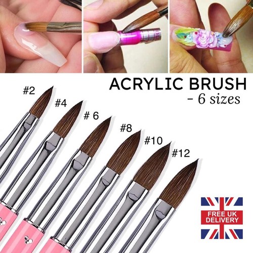 Acrylic nail brush kolinsky - nail,