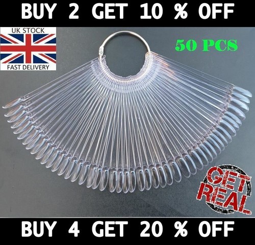 Fake nail display - fake, fan