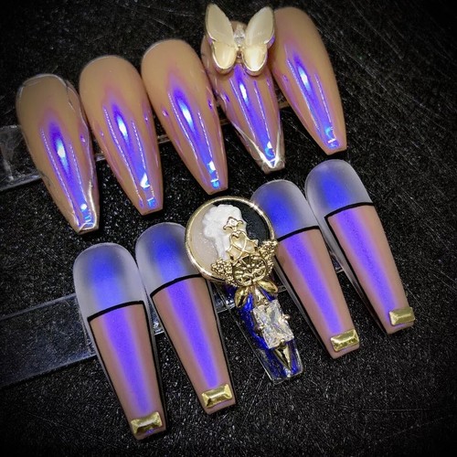 Blue aurora chrome - blue,