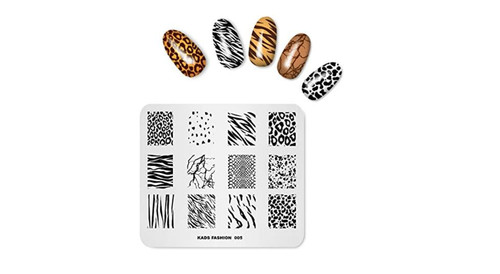 Stamp plate animal - plate, pattern