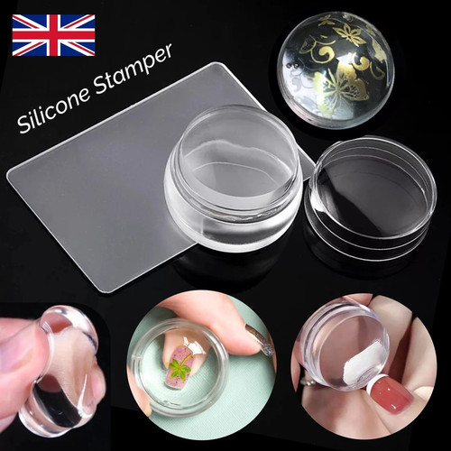 Silicone nail stamper french - nail,