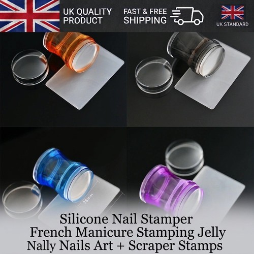 Silicone nail stamper french - silicone,