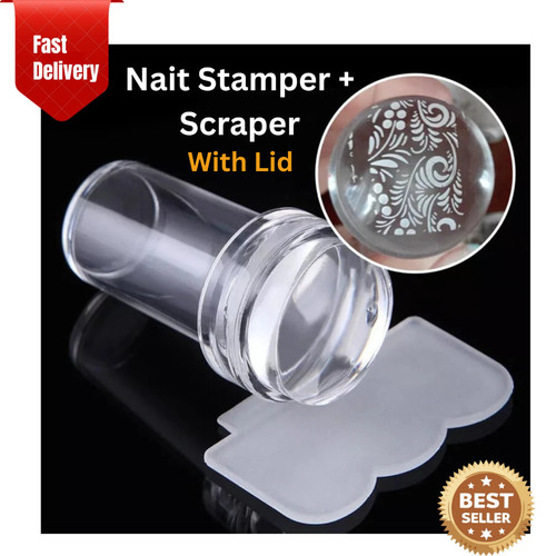 French nail art - nail, stamper