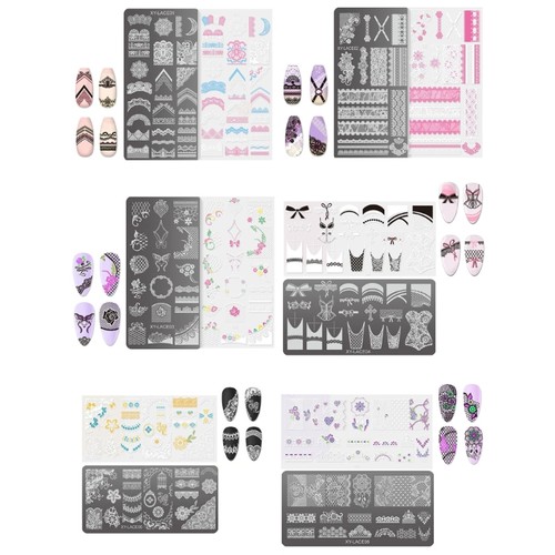 French nails stamping plates - stamping,