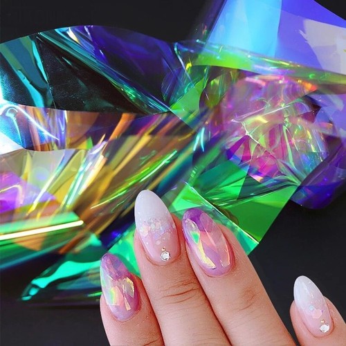 Broken glass nails aurora - broken,