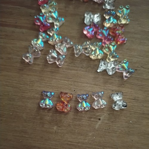 Pastel coloured jelly - x, 3d