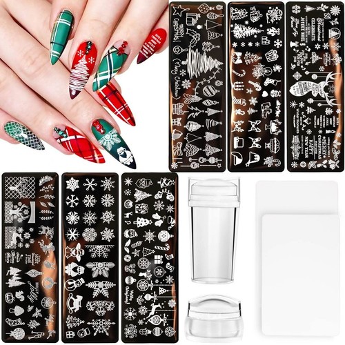 Halloween nail stamp - stamp, kit