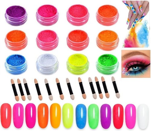 Colour set neon pigment - 12,